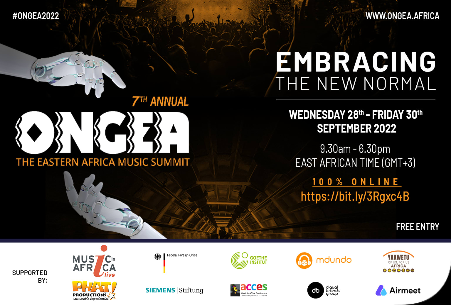 The 7th ONGEA! Eastern Africa Music Summit Poster